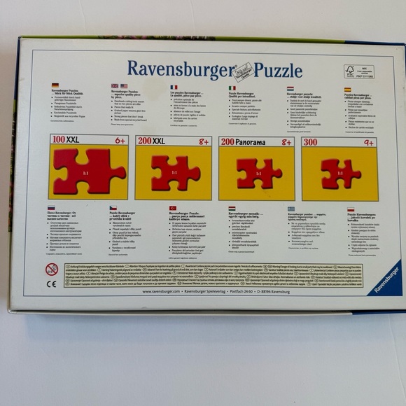 Ravensburger Fairyland Puzzle 100 Piece kids large pieces butterflies castle - Picture 2 of 5